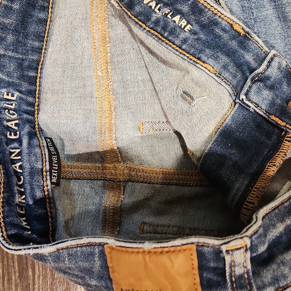 ❤️ AMERICAN EAGLE HIGH RISE FESTIVAL FLARE JEANS, 8 (29) - Picture 5 of 9
